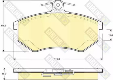 Дополнительные работы GIRLING для VW GOLF II (19E, 1G1) 1.8 GTI 16V