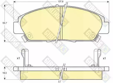 Запчасти для ТО GIRLING для HONDA PRELUDE IV (BB_) 2.3 i 16V (BB2)