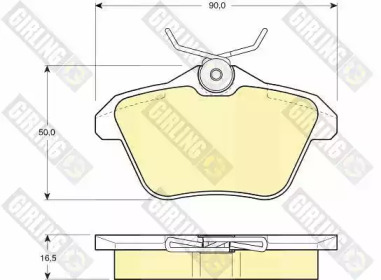 Дисковой тормозной механизм GIRLING для ALFA ROMEO 164 (164_) 3.0 24V QV (164.H1)