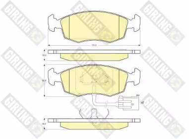 Дополнительные работы GIRLING для FORD SIERRA Turnier (BNC) 2.8 XR4i