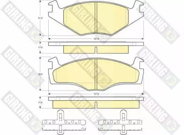 Запчасти для ТО GIRLING для VW POLO (6N1) 64 1.9 D