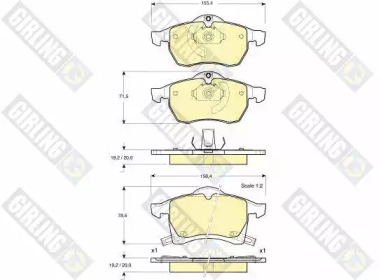Дополнительные работы GIRLING для CHEVROLET CORSA универсал 1.6 GLS