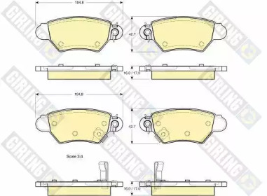 Дополнительные работы GIRLING для CHEVROLET CORSA универсал 1.6 GLS