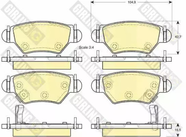 Дополнительные работы GIRLING для CHEVROLET CORSA универсал 1.6 GLS