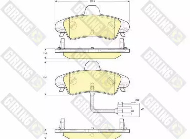 Запчасти для ТО GIRLING для FORD COUGAR (EC_) 2.5 V6 24V