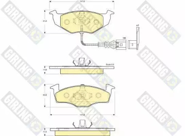 Дополнительные работы GIRLING для SKODA FABIA I Combi (6Y5) 1.2