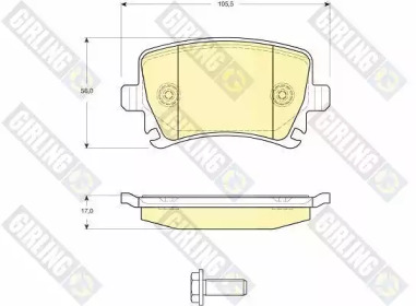 Дополнительные работы GIRLING для VW CADDY III Variant (2KB, 2KJ, 2CB, 2CJ) 1.6