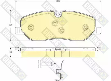 Запчасти для ТО GIRLING для LAND ROVER DISCOVERY III (L319) 4.4 4x4