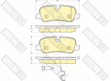 Запчасти для ТО GIRLING для LAND ROVER DISCOVERY III (L319) 4.4 4x4