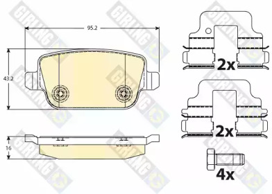 Запчасти для ТО GIRLING для FORD MONDEO IV Turnier (BA7) 2.0 TDCi