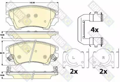 Дополнительные работы GIRLING для CHEVROLET MALIBU (V300) 2.0 D