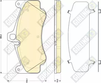 Дополнительные работы GIRLING для PORSCHE 911 Кабриолет (997) 3.6 Turbo