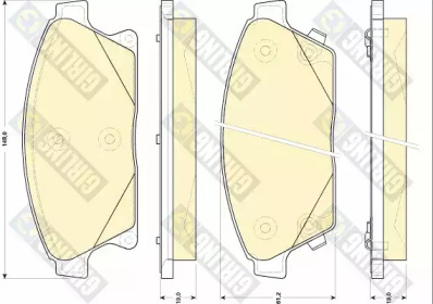 Дисковой тормозной механизм GIRLING для CHEVROLET CRUZE Station Wagon (J308) 1.4
