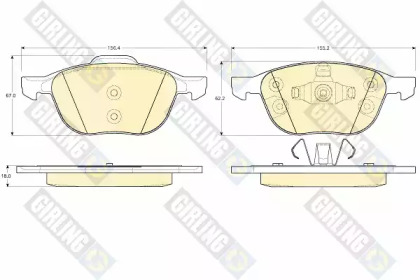 Запчасти для ТО GIRLING для FORD GRAND C-MAX (DXA/CB7, DXA/CEU) 1.6 EcoBoost