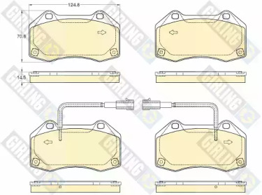 Дисковой тормозной механизм GIRLING для ALFA ROMEO 4C SPIDER (961_) 1.8