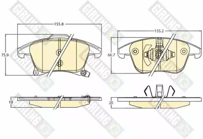 Запчасти для ТО GIRLING для FORD MONDEO V Хэтчбек 2.0 TDCi Bi-Turbo
