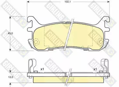 Запчасти для ТО GIRLING для MAZDA MX-5 I (NA) 1.8