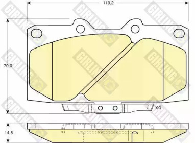 Запчасти для ТО GIRLING для NISSAN 200 SX (S14) 2.0 i 16V