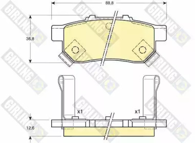 Запчасти для ТО GIRLING для HONDA CIVIC V седан (EG, EH) 1.6 VTi (EG9)