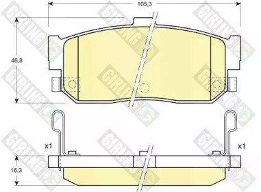 Запчасти для ТО GIRLING для NISSAN SUNNY III Liftback (N14) 2.0 i 16V