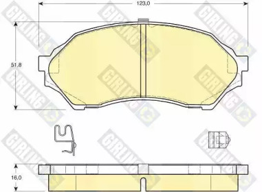 Дополнительные работы GIRLING для MAZDA 323 S VI (BJ) 1.4 16V