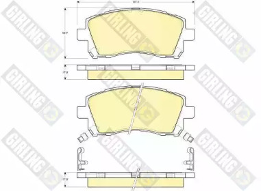 Дополнительные работы GIRLING для SUBARU IMPREZA седан (GD) 2.0 i AWD
