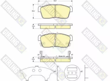 Запчасти для ТО GIRLING для NISSAN PIXO (UA0) 1.0