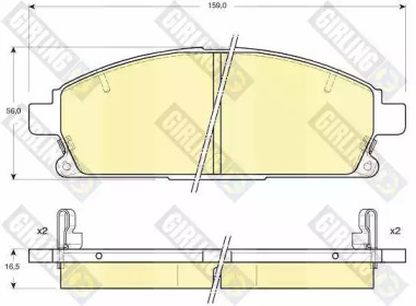 Запчасти для ТО GIRLING для NISSAN PATHFINDER II (R50) 2.7 TD 4WD