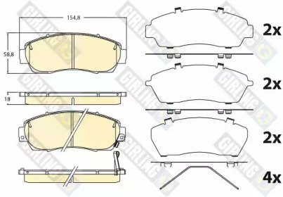 Дополнительные работы GIRLING для HONDA CROSSTOUR 2.4