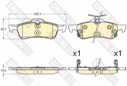 Запчасти для ТО GIRLING для HONDA CIVIC IX (FK) 1.4 i-VTEC (FK1)