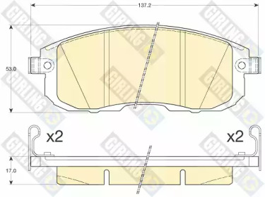 Дополнительные работы GIRLING для NISSAN SENTRA VII (B17) 1.6