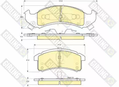 Запчасти для ТО GIRLING для CHEVROLET CAMARO 3.4 V6