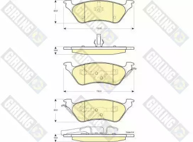 Запчасти для ТО GIRLING для DODGE CARAVAN (RG_) 3.3 AWD