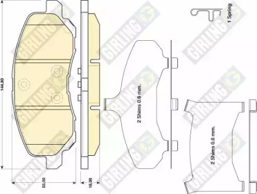 Запчасти для ТО GIRLING для JEEP COMPASS (MK49) 2.4 4x4