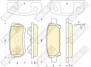 Запчасти для ТО GIRLING для JEEP COMPASS (MK49) 2.4 4x4