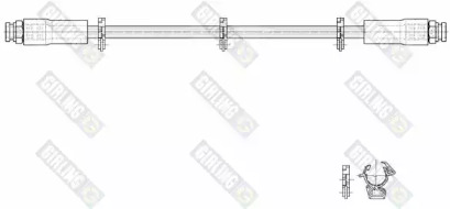 тормозные шланги GIRLING для ALFA ROMEO 164 (164_) 2.5 TD (164.A1A)