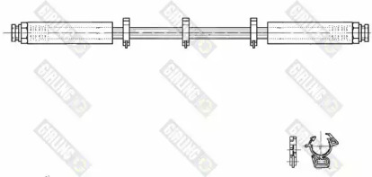 Тормоза GIRLING для ALFA ROMEO 164 (164_) 3.0 24V (164.K1)