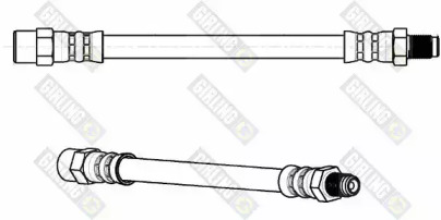 тормозные шланги GIRLING для VW GOLF II (19E, 1G1) 1.8 GTI 16V