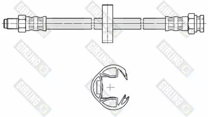 тормозные шланги GIRLING для FIAT DUCATO c бортовой платформой/ходовая часть (230_) 2.5 TDI