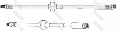 тормозные шланги GIRLING для FORD KA (RU8) 1.2