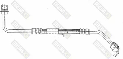 тормозные шланги GIRLING для FORD TRANSIT Фургон (E_ _) 2.5 TD (EAS, EAL)