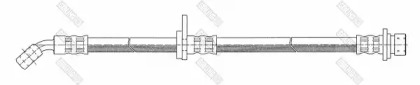 тормозные шланги GIRLING для HONDA CIVIC VI седан (EJ, EK) 1.6 i Vtec