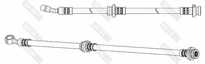 тормозные шланги GIRLING для NISSAN ALMERA I (N15) 2.0 D