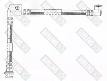 тормозные шланги GIRLING для NISSAN PRIMERA Hatchback (P10) 2.0 16V