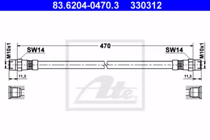 Тормоза ATE для MERCEDES-BENZ T1 автобус (602) 310 D 2.9