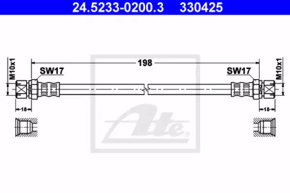 Тормоза ATE для CHEVROLET VECTRA 2.2