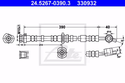 Тормоза ATE для NISSAN PRIMERA Traveller (WP11) 2.0 TD