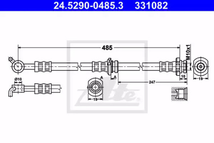 Тормоза ATE для NISSAN X-TRAIL (T30) 2.2 dCi 4x4