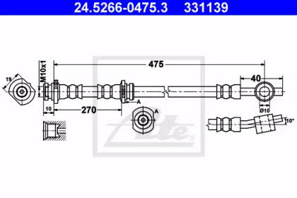 Тормоза ATE для NISSAN ALMERA II Hatchback (N16) 1.8