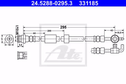 Тормоза ATE для MAZDA 6 универсал (GH) 2.2 D